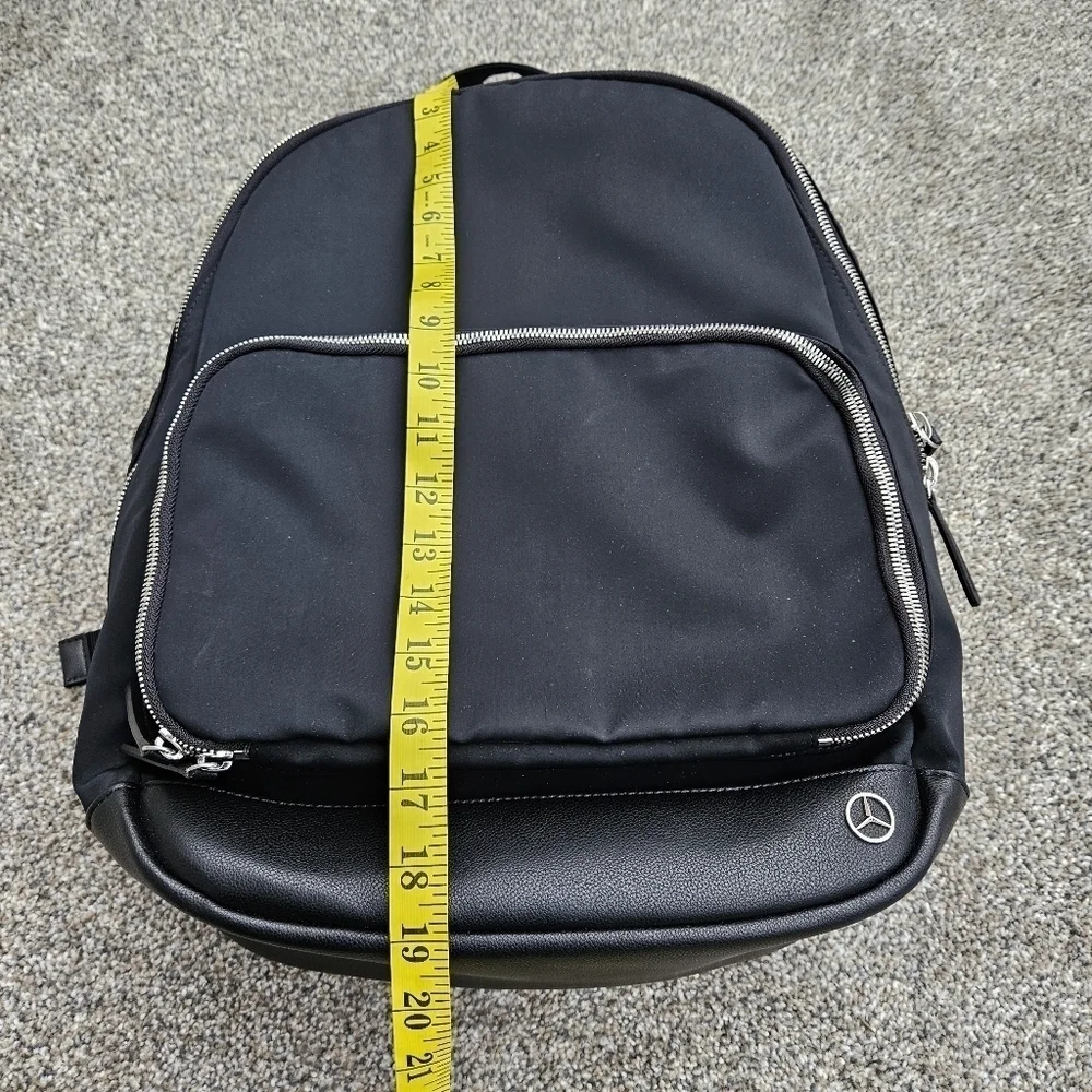 Haerfest x Mercedes Benz Limited Edition Black Nylon Vegan Leather Backpack Bag